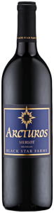 Arcturos Merlot red wine label LARGE