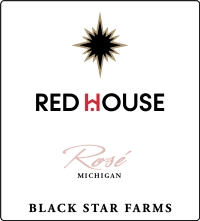 Red House Rose rose wine label LARGE