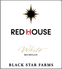 Red House White white wine label LARGE