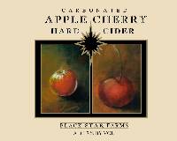 Hard Apple Cherry Cider fruit wine label LARGE