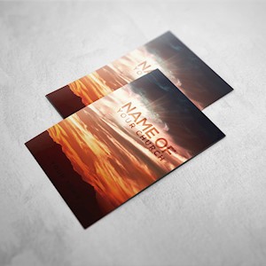 Sunset - Add Custom Title LARGE
