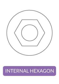 INTERNAL HEXAGON