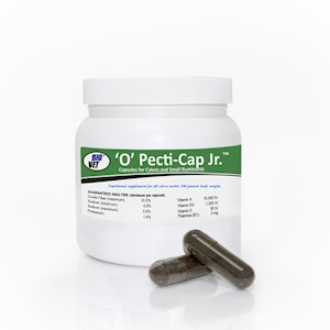 ‘O’ Pecti-Cap™ Jr Calf Capsules 50-count jar LARGE