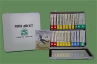 24 Unit Metal First Aid Kit THUMBNAIL