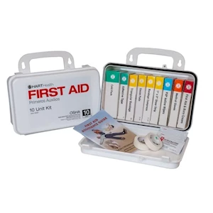 10 Unit Poly First Aid Kit THUMBNAIL