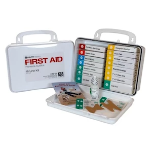 16 Unit Poly First Aid Kit THUMBNAIL