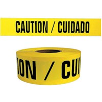 Yellow Caution Barricade Tape THUMBNAIL