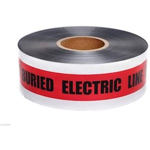3" Metal Detectable Underground Tape "Electrical Line Below" MAIN