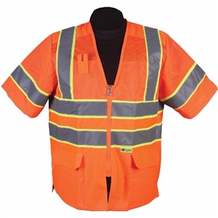 Class 3 Orange Safety Vest MAIN