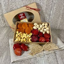 FRUIT AND NUTS GIFT BOX 12 OZ LARGE