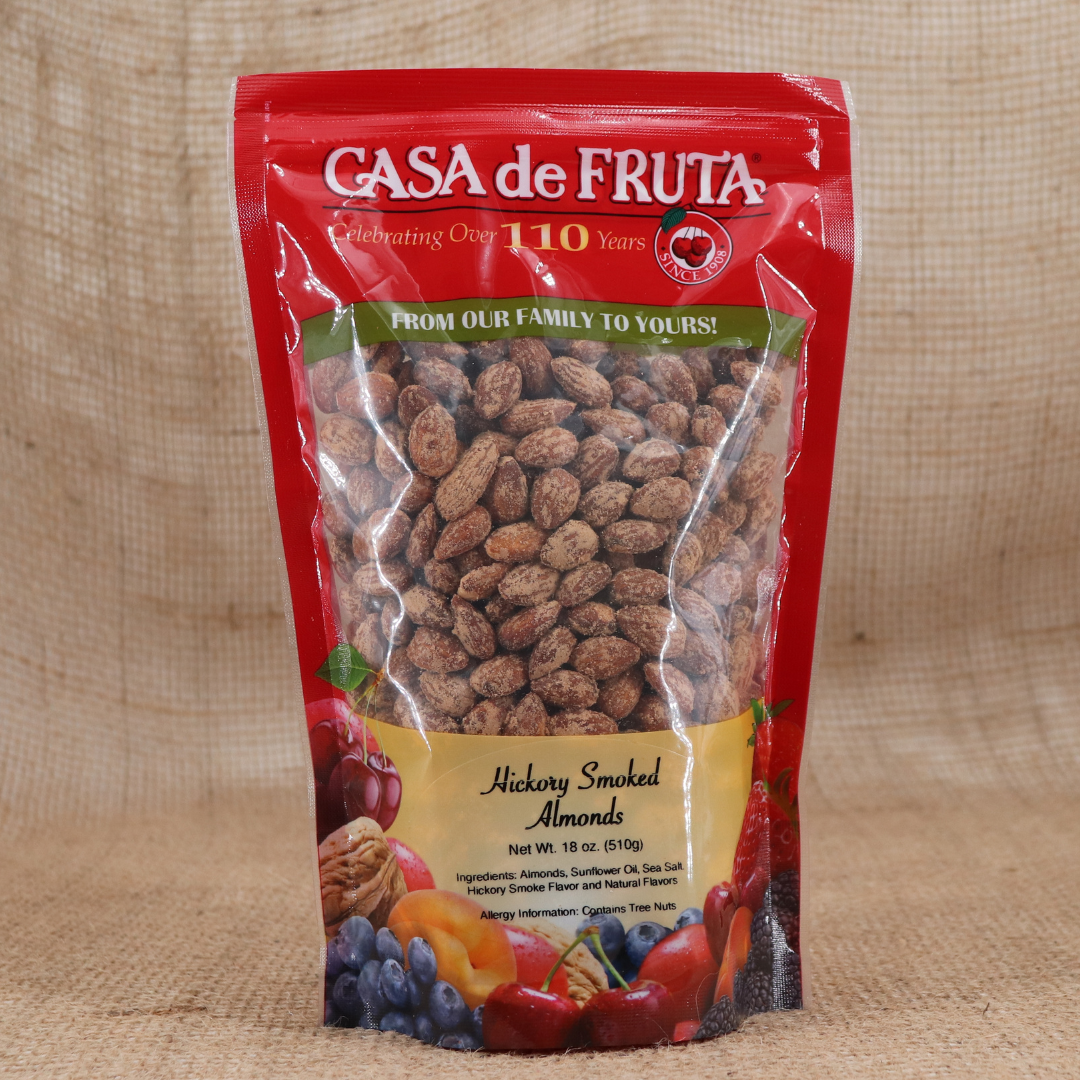 Hickory Smoke flavored Almonds18 Oz LARGE