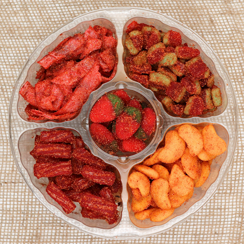 ASSORTED CHAMOY GUMMI ROUND 40 OZ LARGE