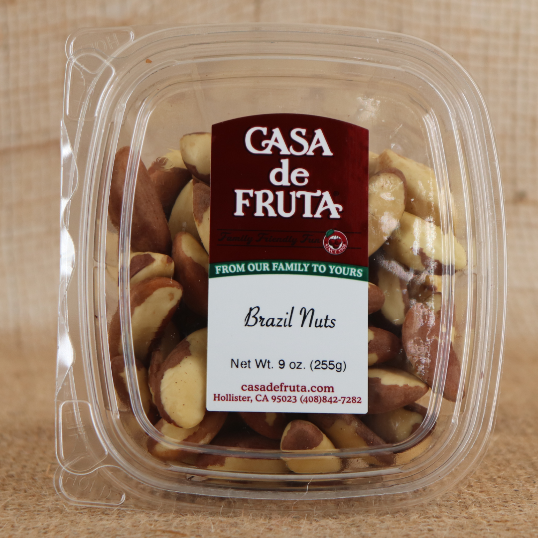 RAW BRAZIL NUTS 9 OZ THUMBNAIL