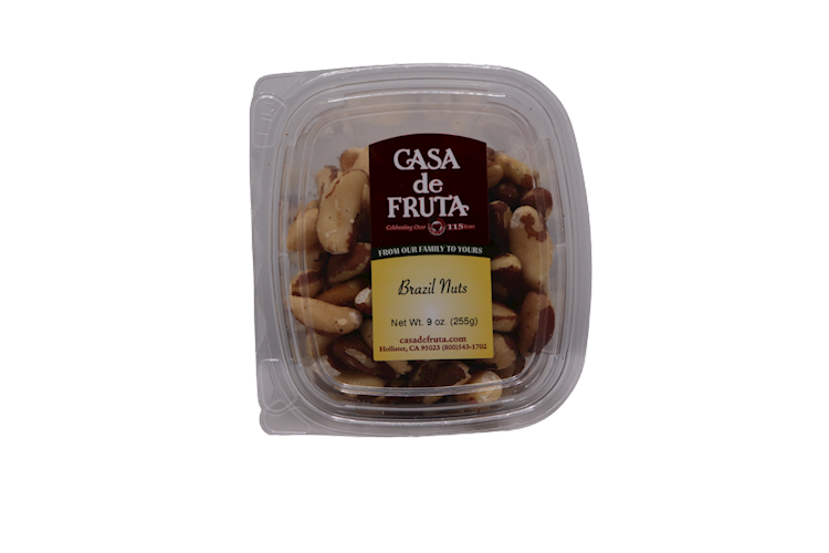 RAW BRAZIL NUTS 9 OZ LARGE