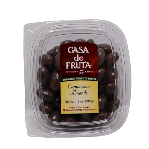 CAPPUCCINO ALMONDS 12 OZ LARGE