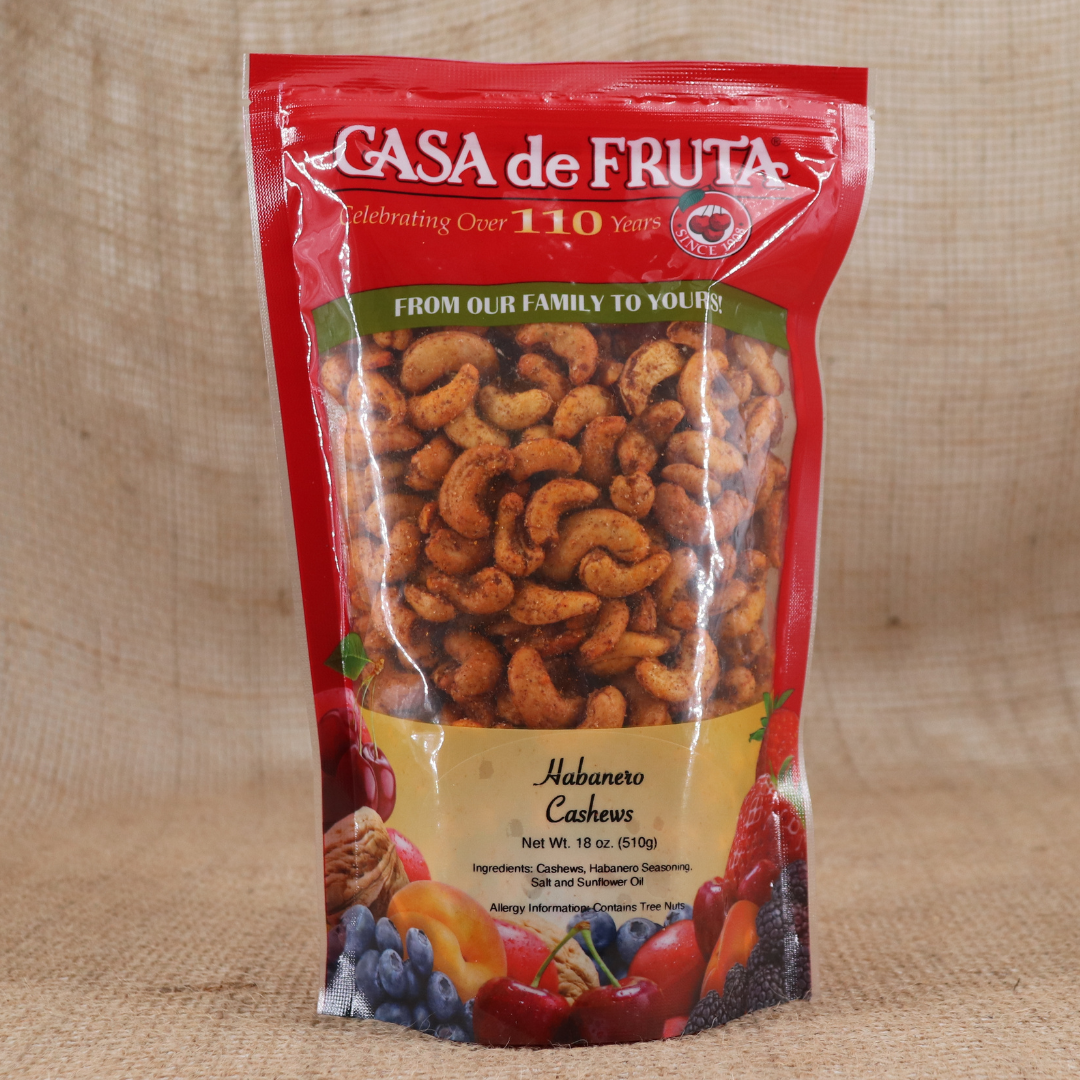 Habanero Cashews 18 Oz LARGE