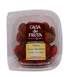 CHAMOY GUMMI STRAWBERRY 3D 10 OZ MAIN