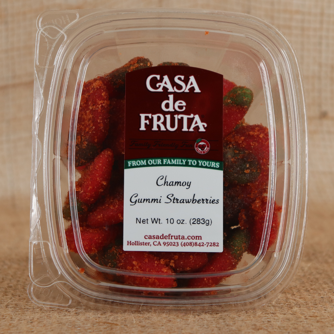 CHAMOY GUMMI STRAWBERRY 3D 10 OZ LARGE