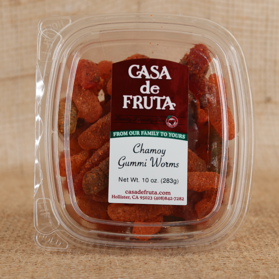 CHAMOY GUMMI WORMS 10 OZ LARGE