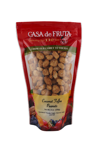 COCONUT TOFFEE PEANUTS 8 OZ THUMBNAIL