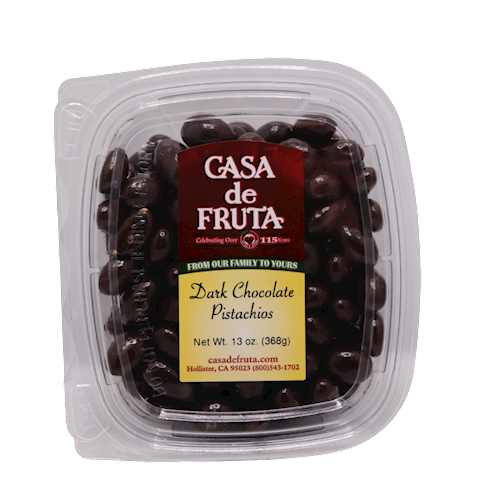 DARK CHOCOLATE PISTACHIOS 13 OZ THUMBNAIL