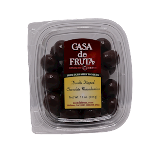 DOUBLE DIPPED CHOCOLATE MACADAMIAS  11 OZ MAIN