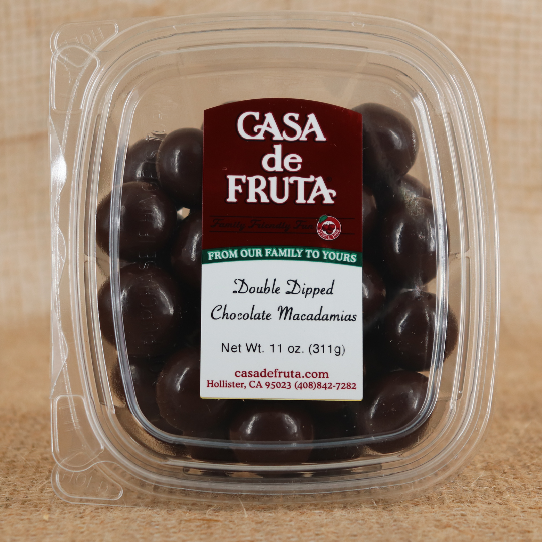 DOUBLE DIPPED CHOCOLATE MACADAMIAS  11 OZ THUMBNAIL