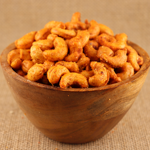 BULK GARLIC CASHEWS LARGE