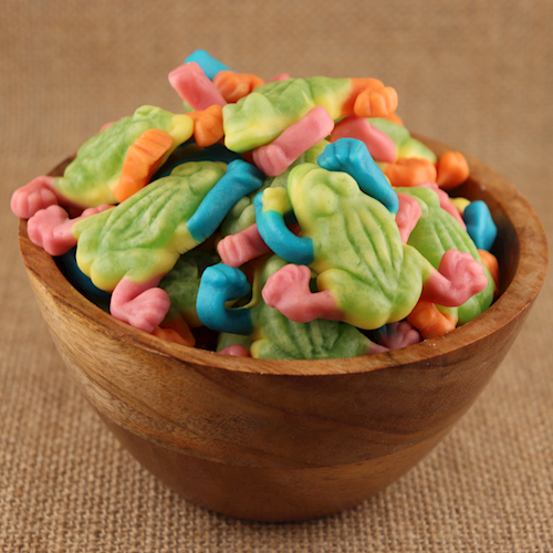 BULK GUMMI RAINFOREST FROGS LARGE