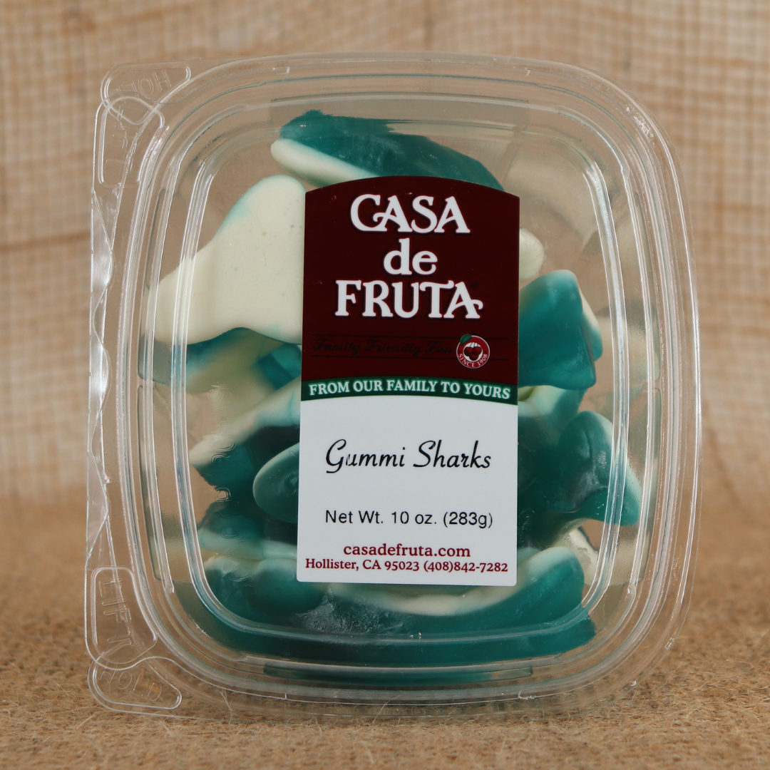 GUMMI SHARKS 10 OZ LARGE