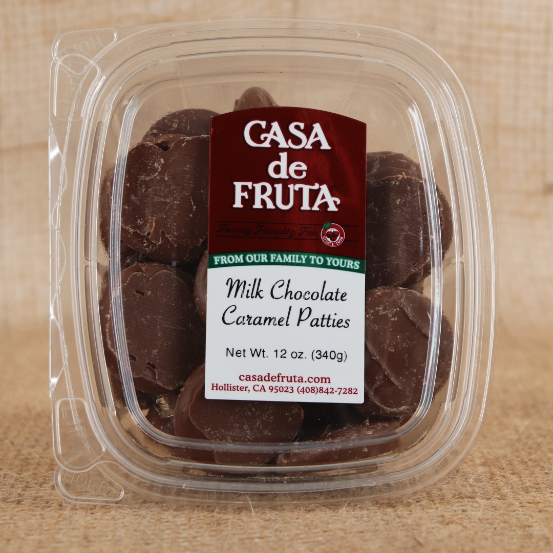 MILK CHOCOLATE CARAMEL PATTIES 12 OZ LARGE