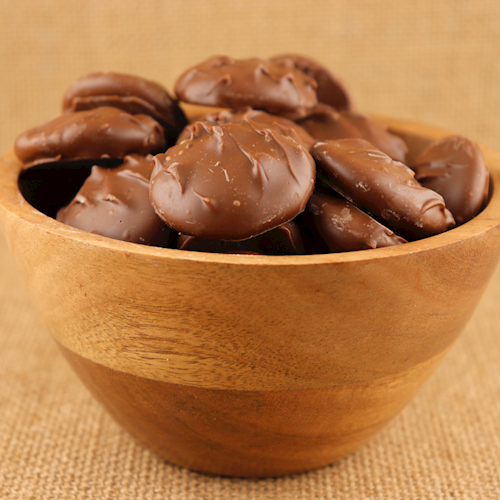 BULK MILK CHOCOLATE CARAMEL PATTIES THUMBNAIL