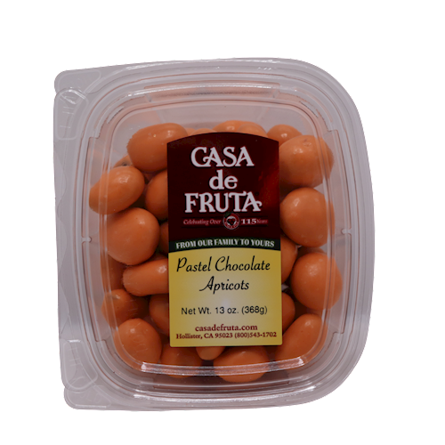 PASTEL CHOCOLATE APRICOTS 13 OZ LARGE