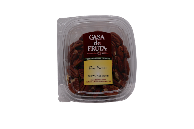 RAW PECANS 7 OZ LARGE