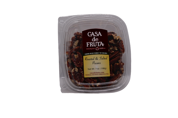 ROASTED & SALTED PECANS 7 OZ LARGE