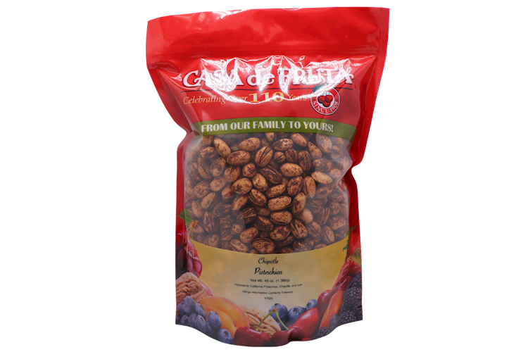 CHIPOTLE PISTACHIOS 48 OZ LARGE