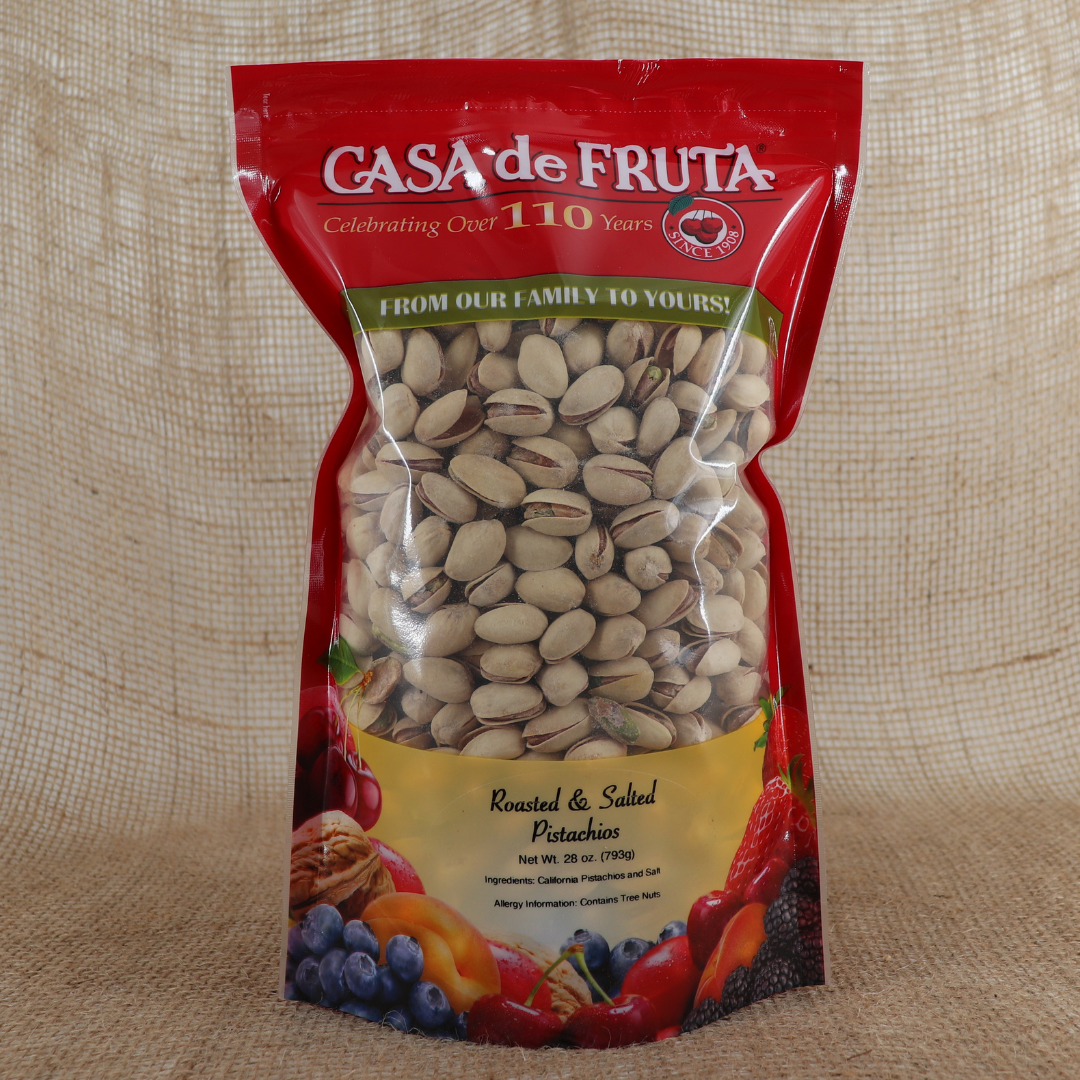 ROASTED & SALTED PISTACHIOS 28 OZ LARGE