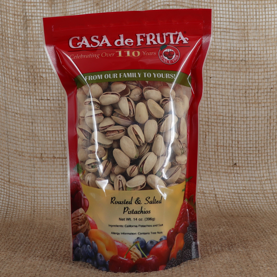 ROASTED & SALTED PISTACHIOS 14 OZ MAIN
