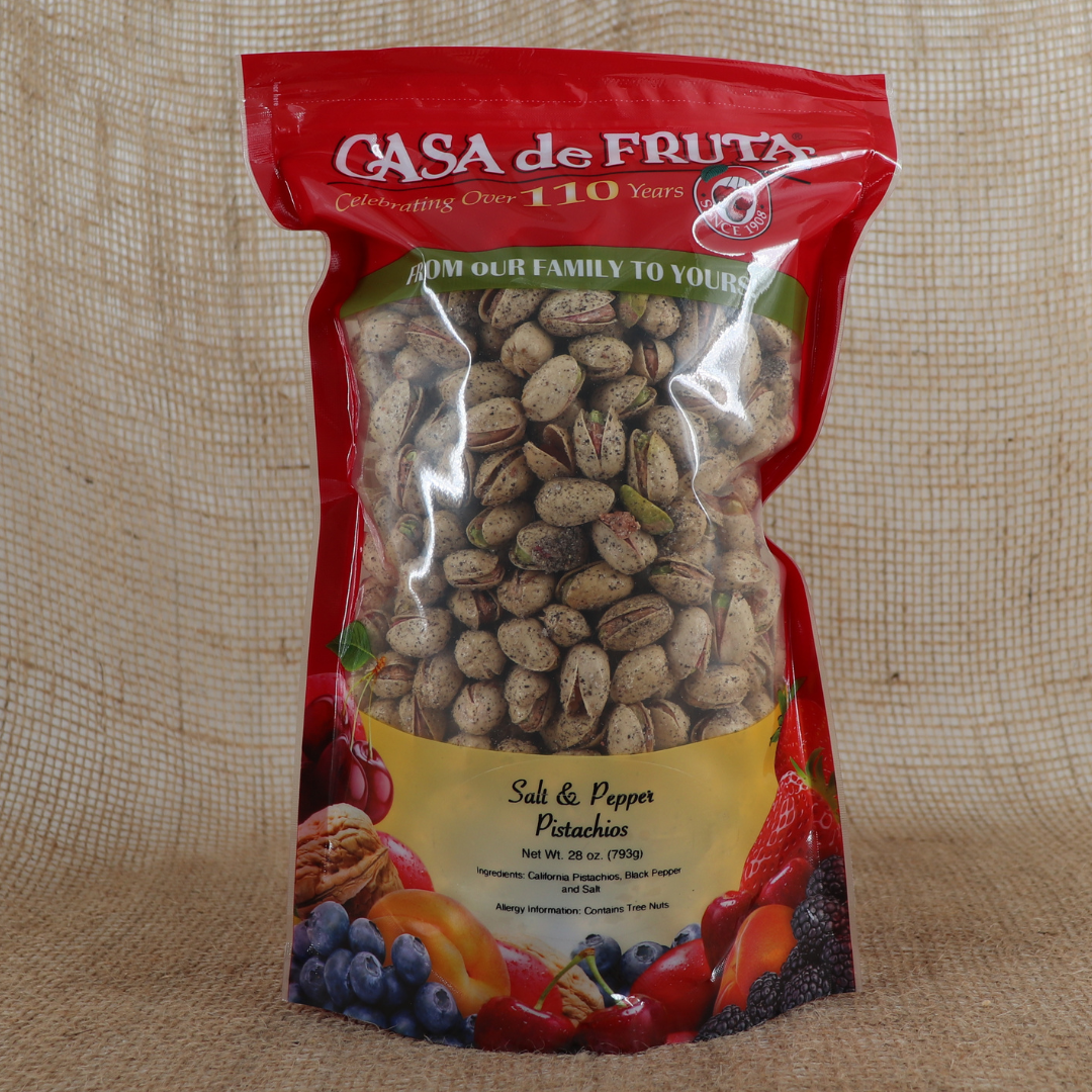 SALT & PEPPER PISTACHIOS 28 OZ THUMBNAIL