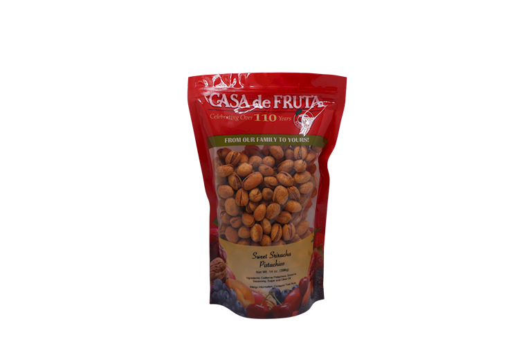 SWEET SRIRACHA PISTACHIOS 14 OZ THUMBNAIL