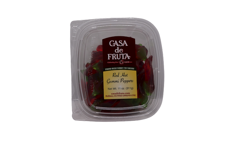RED HOT GUMMI PEPPERS 11 OZ THUMBNAIL
