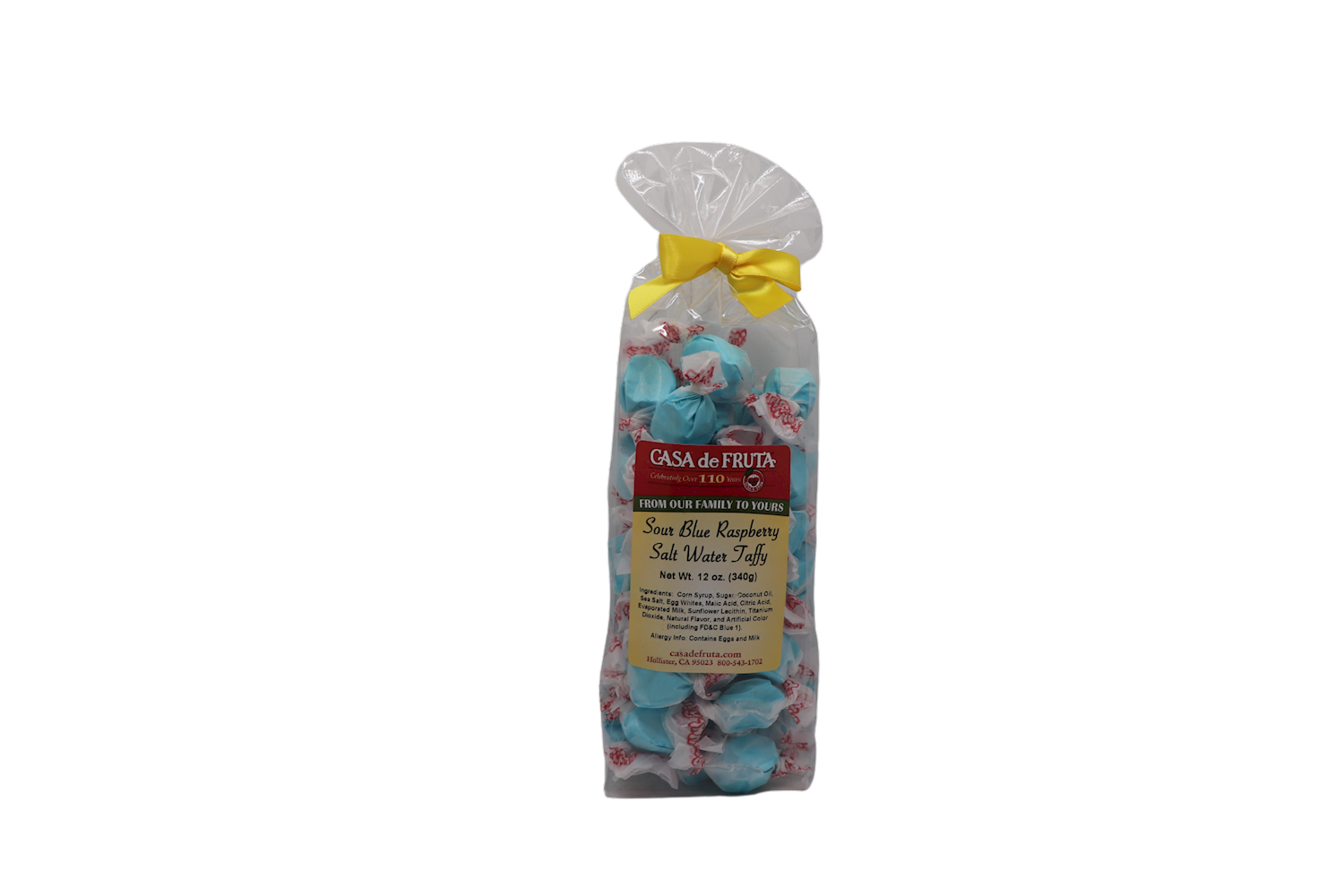 SOUR BLUE RASPBERRY TAFFY 12 OZ THUMBNAIL