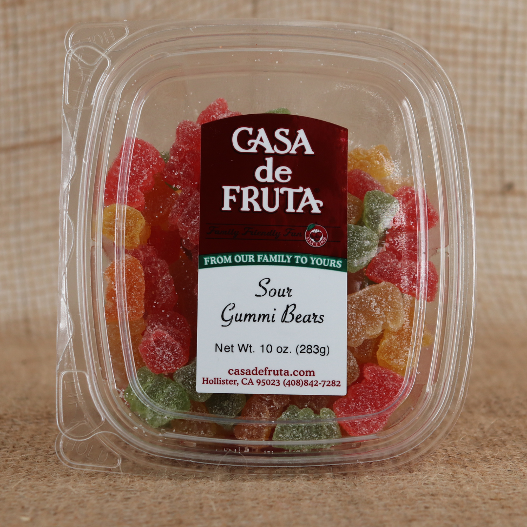 SOUR GUMMI BEARS 10 OZ LARGE