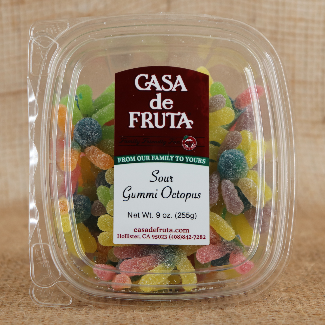 SOUR GUMMI OCTOPUS 9 OZ THUMBNAIL
