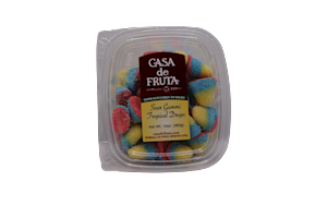 SOUR GUMMI TROPICAL DROPS 10 OZ MAIN