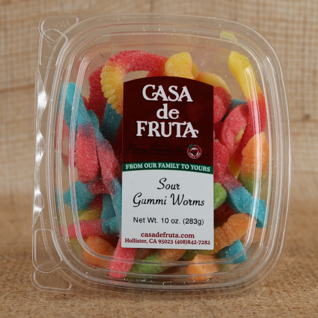 SOUR GUMMI WORMS 10 OZ THUMBNAIL