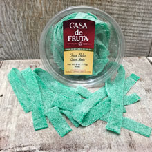 Green Apple Sour Belts Tub 6 oz LARGE