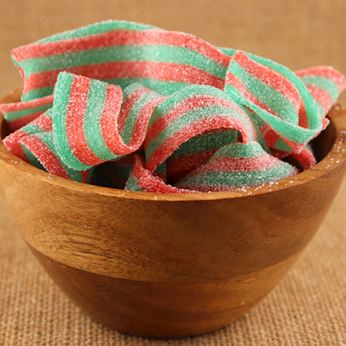BULK STRAWBERRY APPLE SOUR BELTS THUMBNAIL