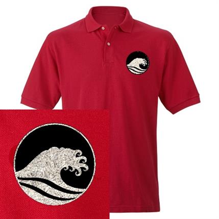 Logo Men's Polo Shirt Red, Small MAIN