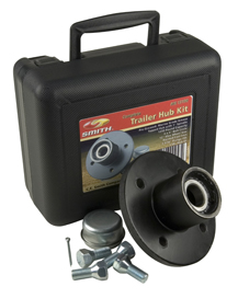 Trailer Hub Kit 1" Spindle, 4x4" Tapped 1250 Lb Capacity MAIN